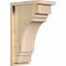 Ekena Millwork Pescadero Rough Sawn Corbel w/Backplate, Douglas Fir, 8"W x 12"D x 20"H COR08X12X20PEC01RDF - alternate 1